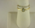Heera Moti Diamond Ring 14K Yellow Gold