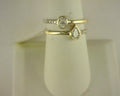 Heera Moti Diamond Ring 14K Yellow Gold