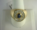 Diamond and Star Sapphire Ring 2.02ctw 14K Yellow Gold