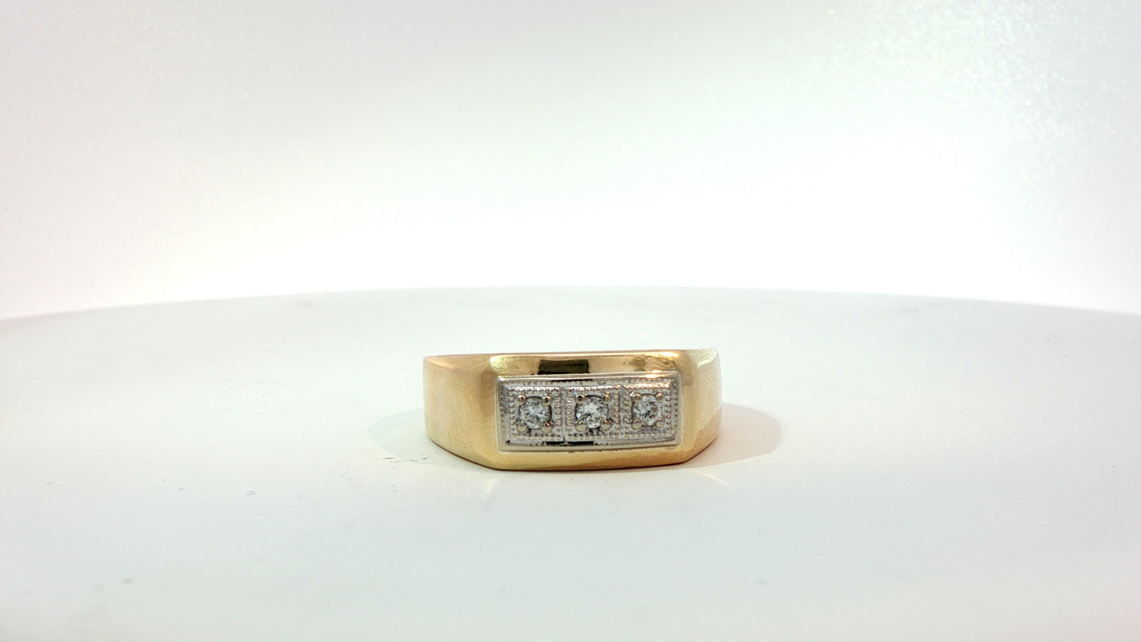 Diamond Fashion Rings  -  Men'