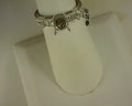 White 18 Karat Engraved Tiffany Ring