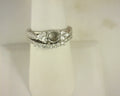 Diamond Bridal Set 14K White Gold