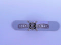 Diamond Semi Mount Ring .55cttw 14K White Gold