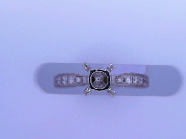 Diamond Semi Mount Ring .55cttw 14K White Gold