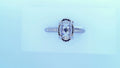Gabriel NY Caly - 14K White Gold Oval Halo Diamond Engagement Ring .44cts #S1753843