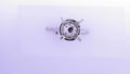 Gabriel NY Catallina - 14K White Gold Round Halo Diamond Engagement Ring .17cts #S1717906