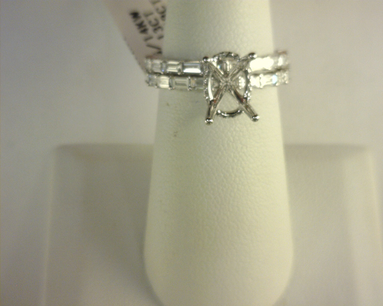 Diamond Bridal Set Semi Mount 1.91ctw 14K White Gold