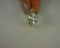 Daviani Collection Diamond Semi Mount Ring 1.65ct 14K Yellow Gold WITH LAB ROUND 4.02 EVS1