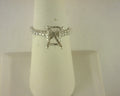 Diamond Semi Mount Ring .88ct 14K White Gold