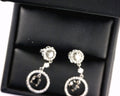 Lady's White 14 Karat Earrings