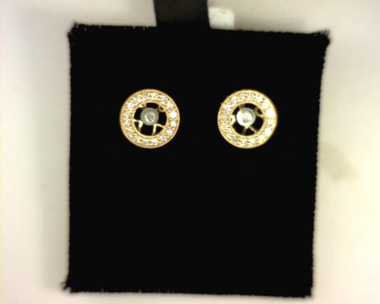 Lady's Yellow 14 Karat Earrings