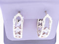 Yellow 14 Karat Large Hoop Earrings