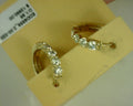 Lady's Yellow 14 Karat Earrings