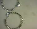 10KT WG .50CT Round Diamond Ladies Hoop Earrings
