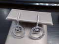 White Gold Diamond Drop Earrings