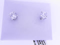 Diamond Stud Earrings 1.48cttw Round 14K White Gold I1 F<br>Specials