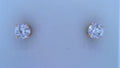 Diamond Stud Earrings 1.0cttw Round 14K Rose Gold