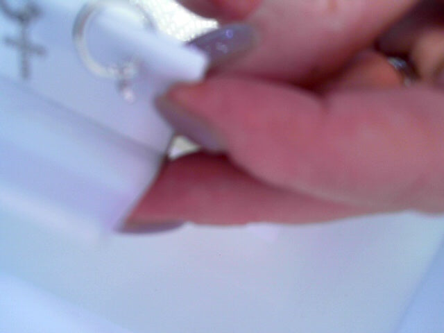 dangle cross earrings