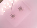 SS DIAMOND EARRINGS 1/10CTW