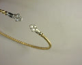Diamond Bangle .25ctw 14K Yellow/White Gold