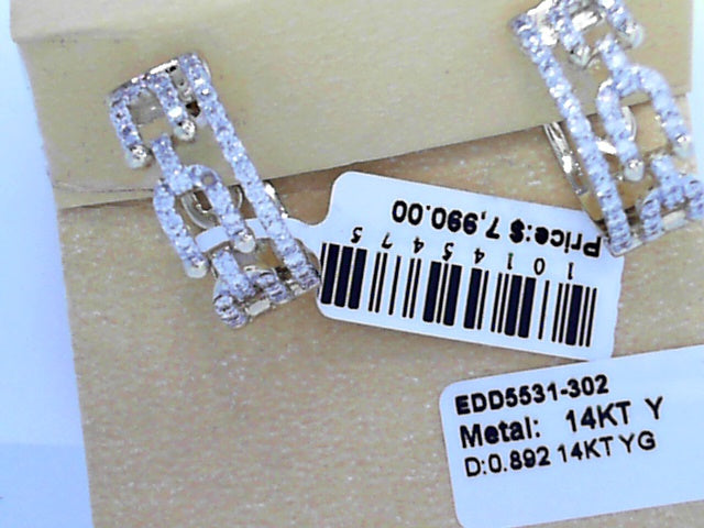 14K DIAMOND EARRINGS