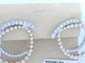 14K DIAMOND EARRINGS .91CTW