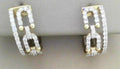 14K DIAMOND EARRINGS .89CTW