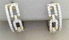 14K DIAMOND EARRINGS .89CTW