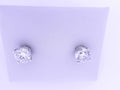 Diamond Stud Earrings 2.0cttw Round 14K White Gold I1 G<br>Specials