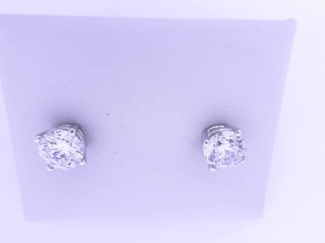 Diamond Stud Earrings 2.0cttw Round 14K White Gold I1 G<br>Specials