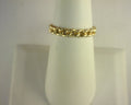 14ky cuban link stackable ring