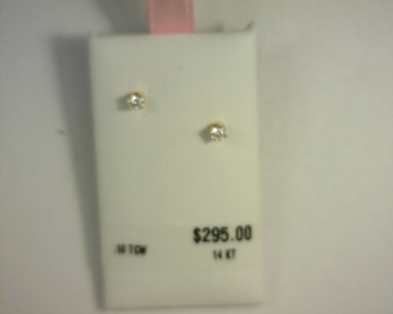 Kiddie Kraft Diamond Stud Earrings .10ctw 14K Yellow Gold