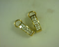 14kt Diamond Earrings 3cttw 10.6g