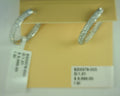Heera Moti Diamond Hoop Earrings 14K White Gold 1.01ct