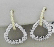 Heera Moti Diamond Earrings 14K Yellow Gold 1.03ct