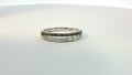14K WHITE GOLD DIAMOND AND CHOCOLATE DIAMOND BAND