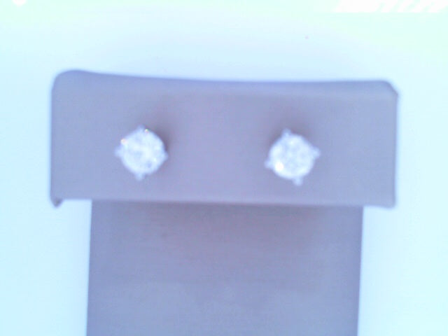 Diamond Stud Earrings 1.50cttw, Round,14K White Gold i1 f<br>Specials