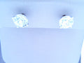 Diamond Stud Earrings 3.0ct 14K White Gold
