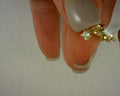 14 KT YELLOW GOLD .24 TDW DIAMOND STUDS