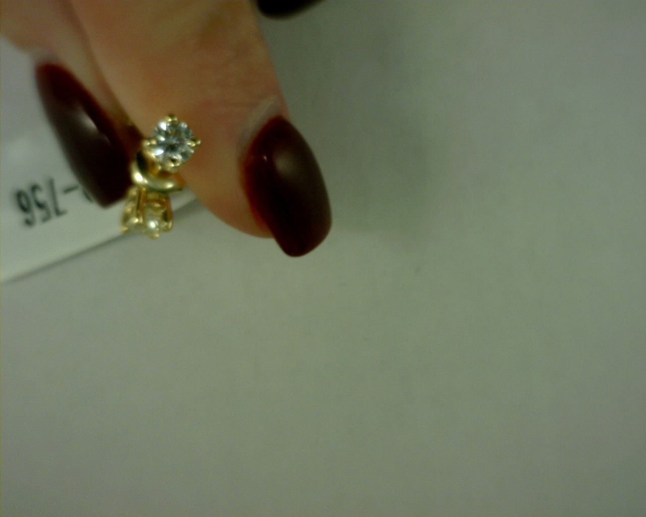 0.48 CARAT NATURAL DIAMOND STUDS 14 KT YELLOW GOLD