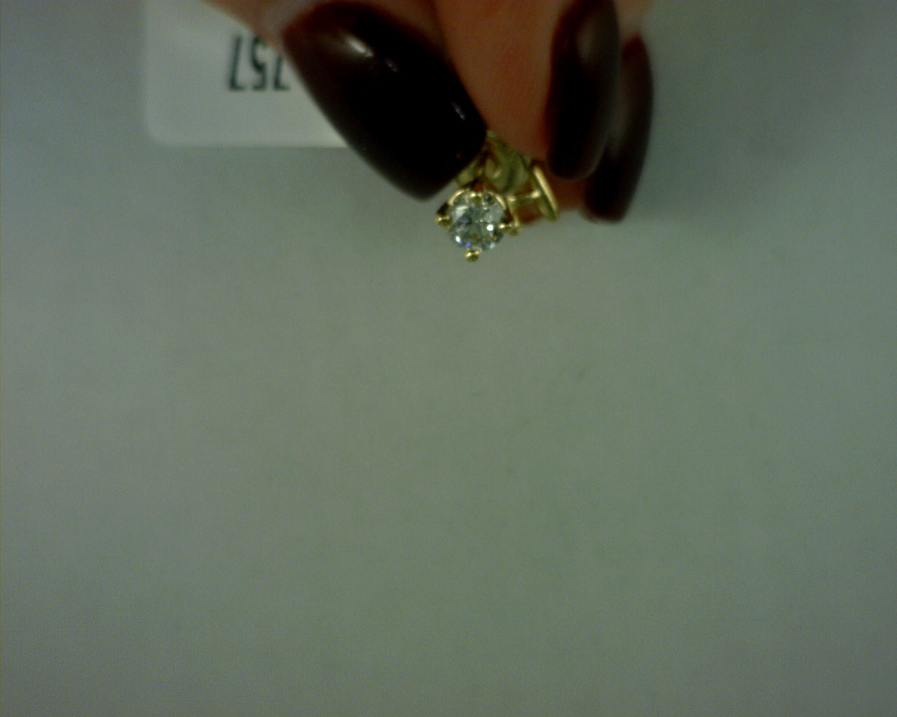0.48 CT 14 KT YELLOW DIAMOND NATURAL STUDS