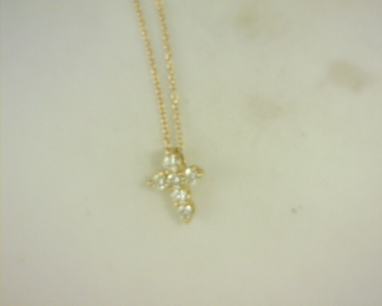 Diamond Cross Pendant .50cttw 14K Yellow Gold