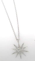 Diamond Pendant 1/10ctw Sterling Silver