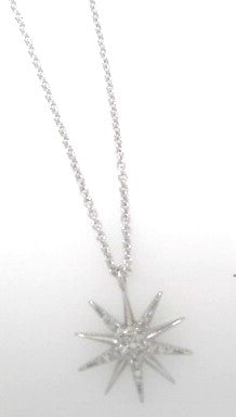 Diamond Pendant 1/10ctw Sterling Silver