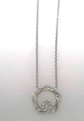SS DIAMOND PENDANT 1/20CTW