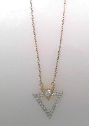 14KY DIAMOND PENDANT 1/4CTW