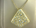 Diamond Pendant 2.93ctw18K Yellow Gold