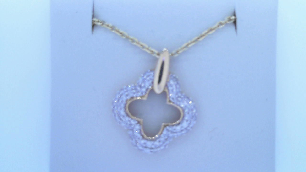 Diamond Pendant .61cttw Round 14K Yellow Gold