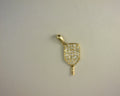 Pickleball Collection Diamond Pendant 14K Yellow Gold