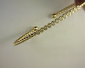 Gabriel NY 14K Yellow Gold Bujukan Bead Diamond Bangle .14ctw #S1874200